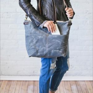 Ellie Jane Handmade [The Sawyer] Waxed Canvas Tote